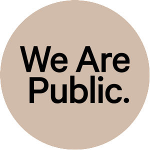 We Are Public-sticker